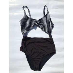 Urban Outfitters Striped One-Piece Swimsuit
